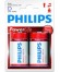 PILA ALCALINA LR20 PHILIPS POWER LIFE BLISTER 2 UNIDADES