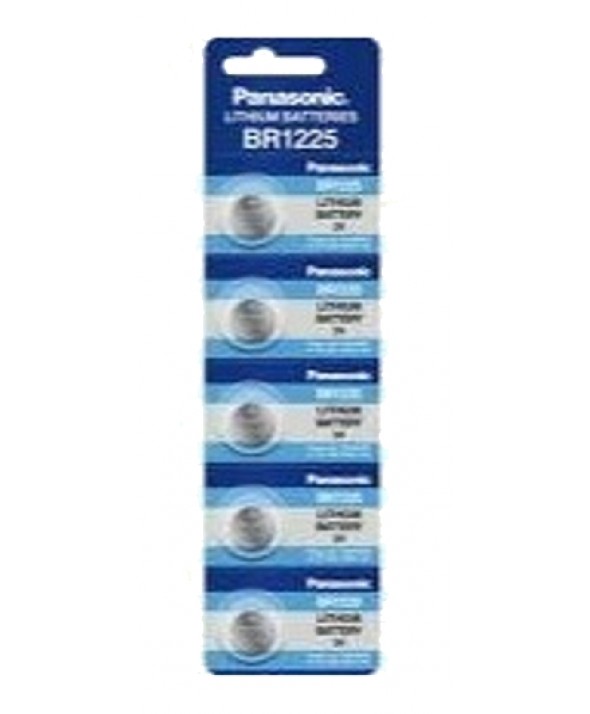 PILA LITIO BR1225 PANASONIC BLISTER DE 5 UNIDADES