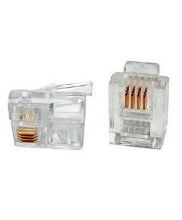 CONECTOR TELEFONICO RJ11 6p4c CAT.3 - dlplus