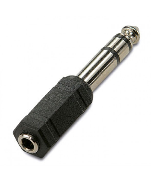 ADAPTADOR JACK 6.3 mm STEREO MACHO A 3.5 mm STEREO HEMBRA GRANEL - dlplus