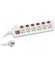 BASE RED MULTIPLE 6 VIAS CON INTERRUPTOR INDIVIDUAL