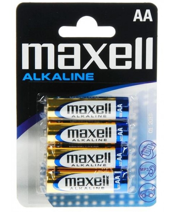 PILA ALCALINA LR06 MAXELL MXL BLISTER 4 PILAS