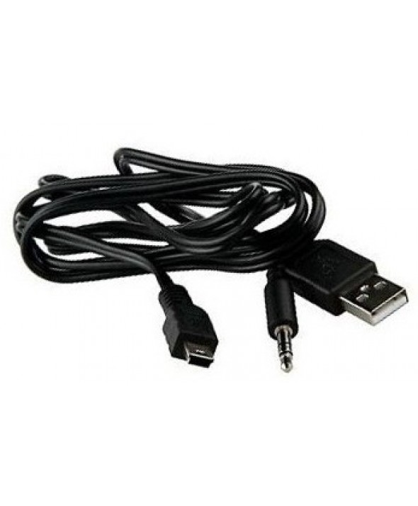 CONEXION MINI Usb A JACK 3.5 ST+Usb "A" MACHO 0.5m