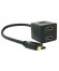 ADAPTADOR HDMI 1 MACHO A 2 HEMBRAS