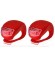 SET 2 LUCES TRASERA BICICLETA 3 LED´S ROJO