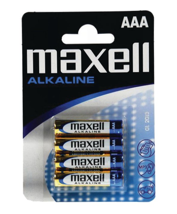 PILA ALCALINA LR03 MAXELL MXL BLISTER 4 PILAS