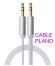 CONEX.AUDIO JACK 3.5mm M/M ST PLANO 1.5m AMARILLO