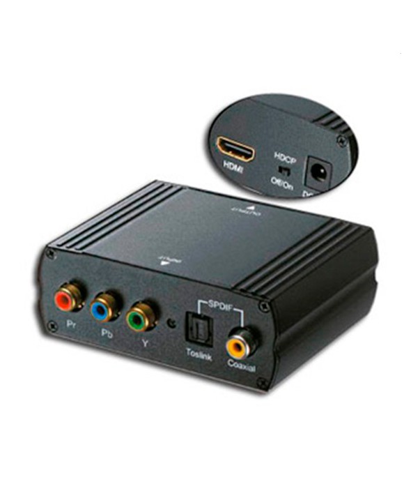 CONVER.VIDEO COMPONENTES + COAX.+ TOSLINK A HDMI HD