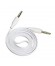 CONEX.AUDIO JACK 3.5mm M/M ST PLANO 3m BLANCO