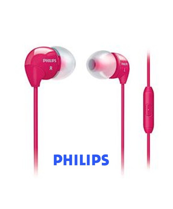 AURICULAR INTRAOIDO CON MICRO M/L PHILIPS ROSA