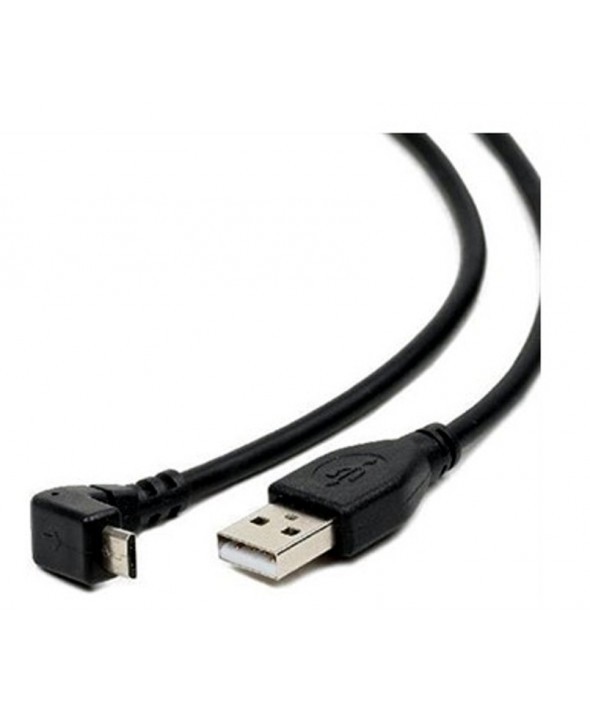 CONEXION USB A - MICRO USB B 5PIN ACODADO 1.8 m