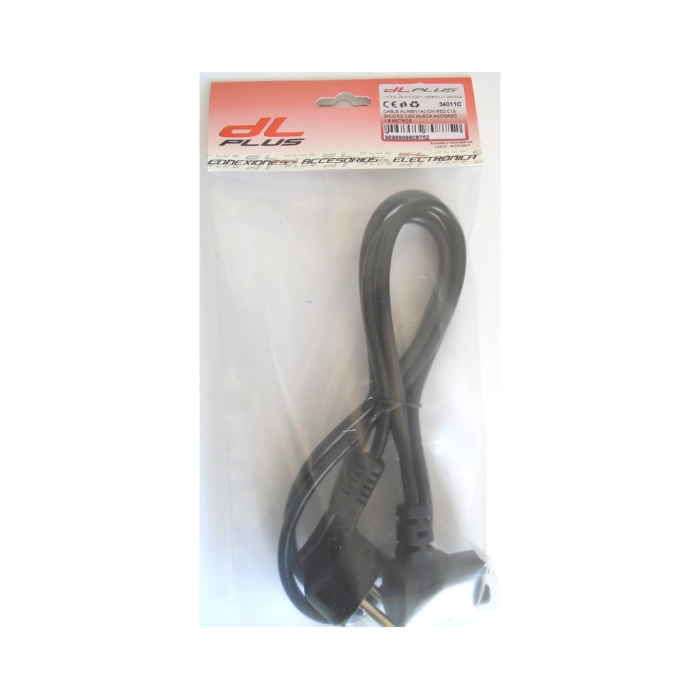 CABLE ALIMENTACION 2X0.5 mm² TIPO 8 1.8 m - dlplus