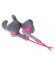 AURICULAR INTRAOIDO ACTION FIT PHILIPS GRIS/ROSA