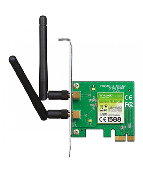 TPL ADAPTADOR PCI WIRELESS N 300Mbps 2 ANTENAS TP-LINK