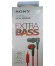 AURICULAR INTRAOIDO EXTRA BASS SONY M/L ROJO