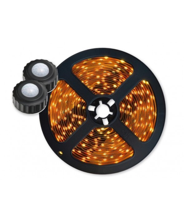 KIT TIRA DE LED 2x1.5m CON 2 SENSORES DE MOVIMIENTO 