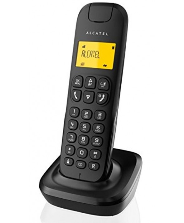 TELEFONO INALAMBRICO ALCATEL NEGRO TELEFONO INALAMBRICO ALCATEL NEGRO