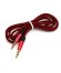 CONEXION JACK 4 CORTES 3.5 M / M CABLE 1 m ROJO NYLON