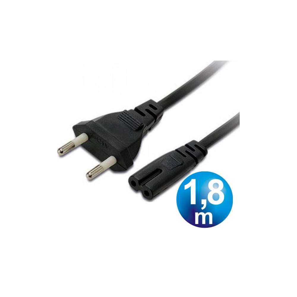 CABLE ALIMENTACION CORRIENTE TIPO PHILIPS 0.5M