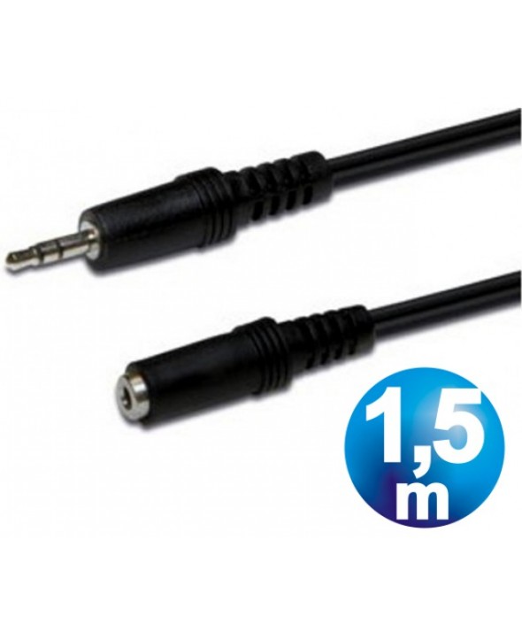 CONEXION AUDIO JACK 3.5 M/H CABLE 1.5m