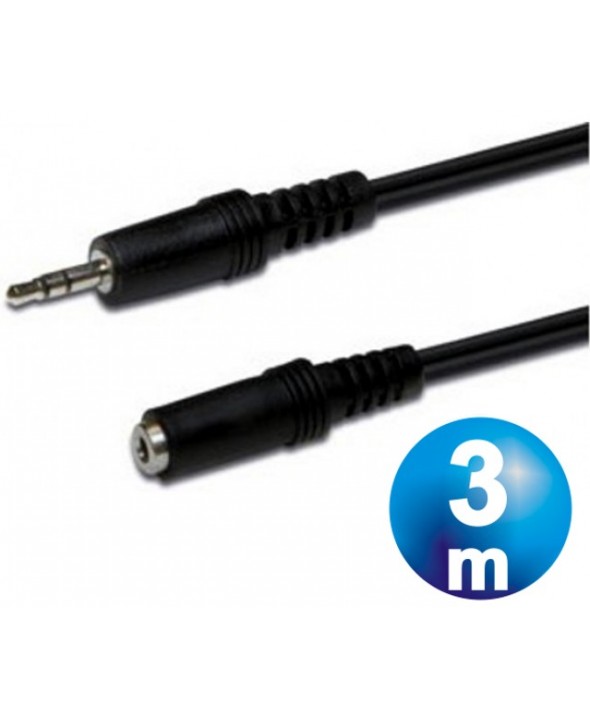 CONEXION AUDIO JACK 3.5 M/H CABLE 3m