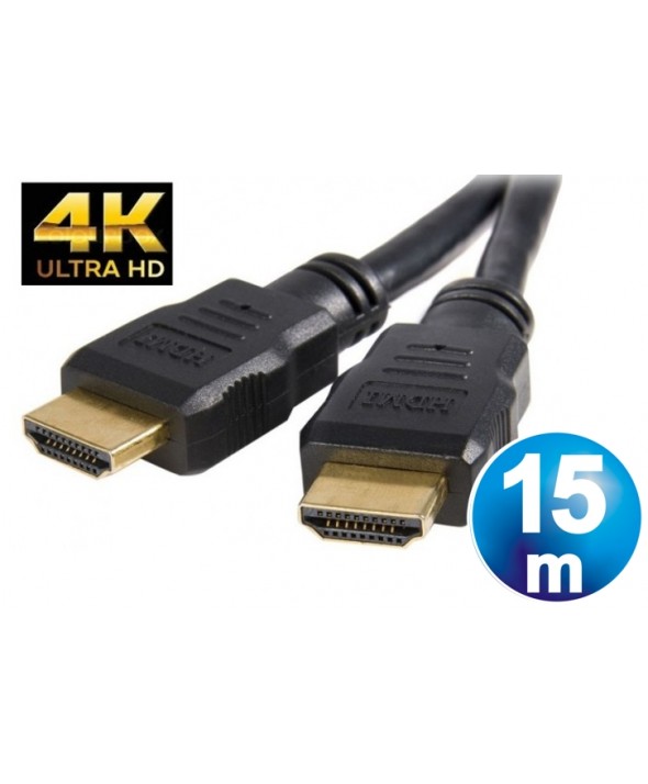 CONEXION HDMI M/M 3D 4K CABLE 15 m