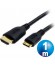 CONEXION HDMI/M A MINI HDMI/M ORO 1 m