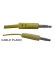 CONEX.AUDIO JACK 3.5mm M/M ST PLANO 1.5m AMARILLO