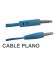 CONEX.AUDIO JACK 3.5mm M/M ST PLANO 1.5m AZUL