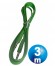 CONEX.AUDIO JACK 3.5mm M/M ST PLANO 3m VERDE