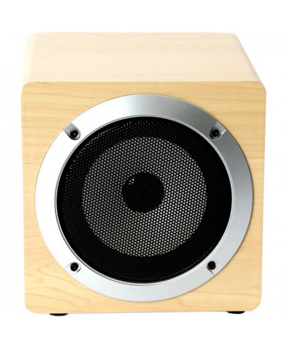 ALTAVOZ MADERA 5" 8W BLUETOOTH v4.2 OMEGA