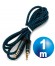 CONEXION JACK 4 CORTES 3.5 M / M CABLE 1 m AZUL NYLON