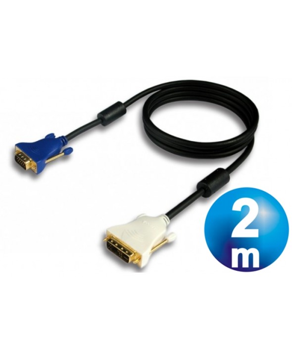 CONEXION VGA M - DVI M 18+5 2 m