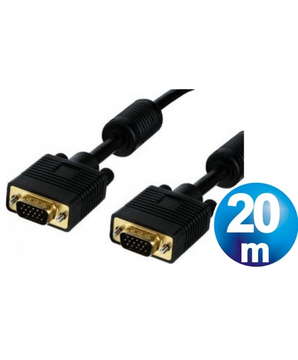 CONEXION VGA M/M 28 AWG CABLE 20 m