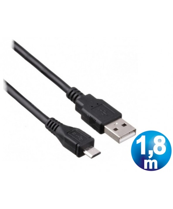 CONEXION USB A - MICRO USB B 5PIN 1.8 m