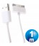 CONEXION USB ALIMENTACION Y DATOS IPOD1/2-IPHONE3/4 BLANCO