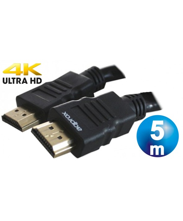 CONEXION HDMI M/M 4K CABLE 5m APPROX APPC36