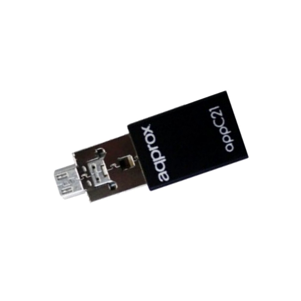 Lector de Tarjetas de Memoria Micro USB OTG a USB 2.0 Adaptador USB 2.0 SD/Tarjeta Micro SD Pequeño Factor de Forma fácil de Transportar Blanco