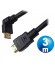 CONEXION HDMI M/M 30AWG CODO V1.4 CABLE 3 m