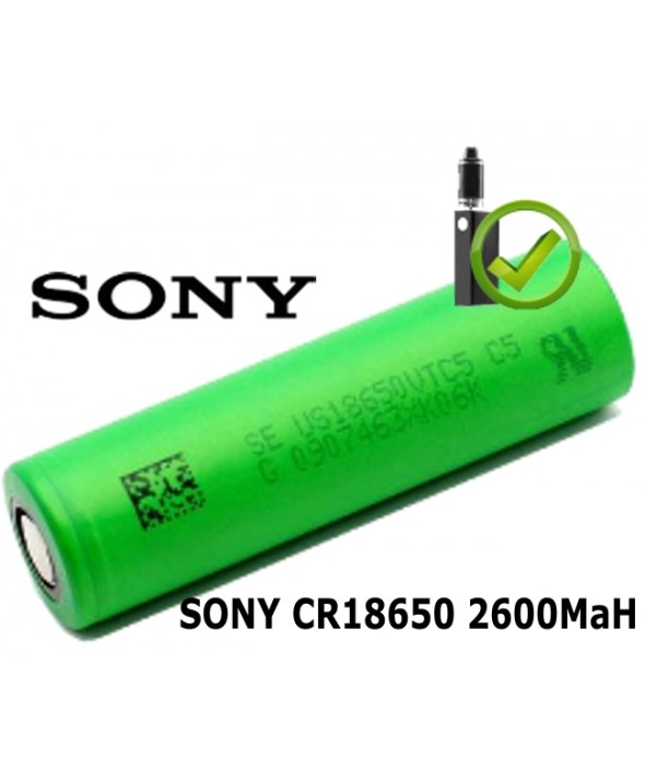BATERIA RECARGABLE CR18650 2600mAH FLAT 30A SONY BATERIA RECARGABLE CR18650 2600mAH FLAT 30A SONY