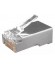 CONECTOR TELEFONICO RJ45 8p8c CAT.5e BLINDADO PARA CABLE RIGIDO