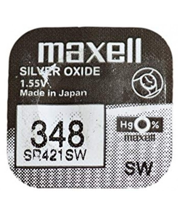 PILA Ox DE PLATA 1.55V (SR421SW) 348 MAXELL