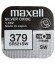 PILA Ox DE PLATA 1.55V (SR521SW) 379 MAXELL