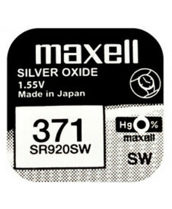 PILA Ox DE PLATA 1.55V (SR920SW) 371 MAXELL