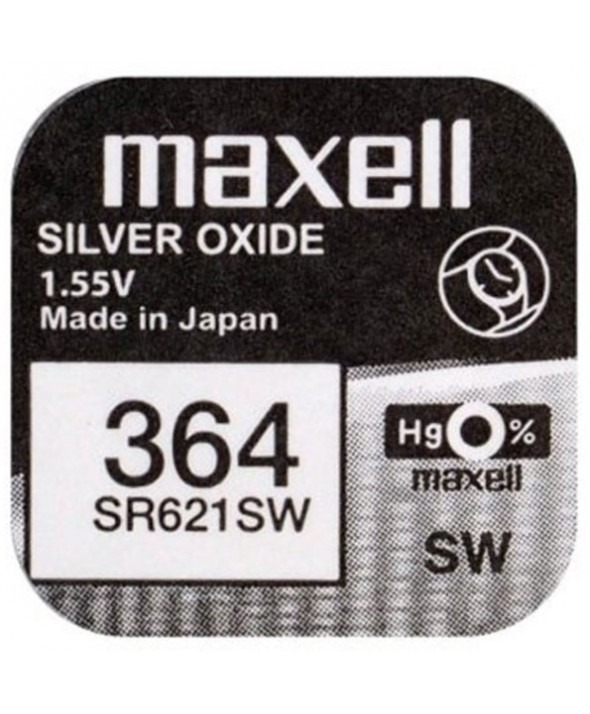 PILA Ox DE PLATA 1.55V (SR621SW) 364 MAXELL