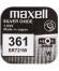 PILA Ox DE PLATA 1.55V (SR721W) 361 MAXELL