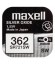 PILA Ox DE PLATA 1.55V (SR721SW) 362 MAXELL