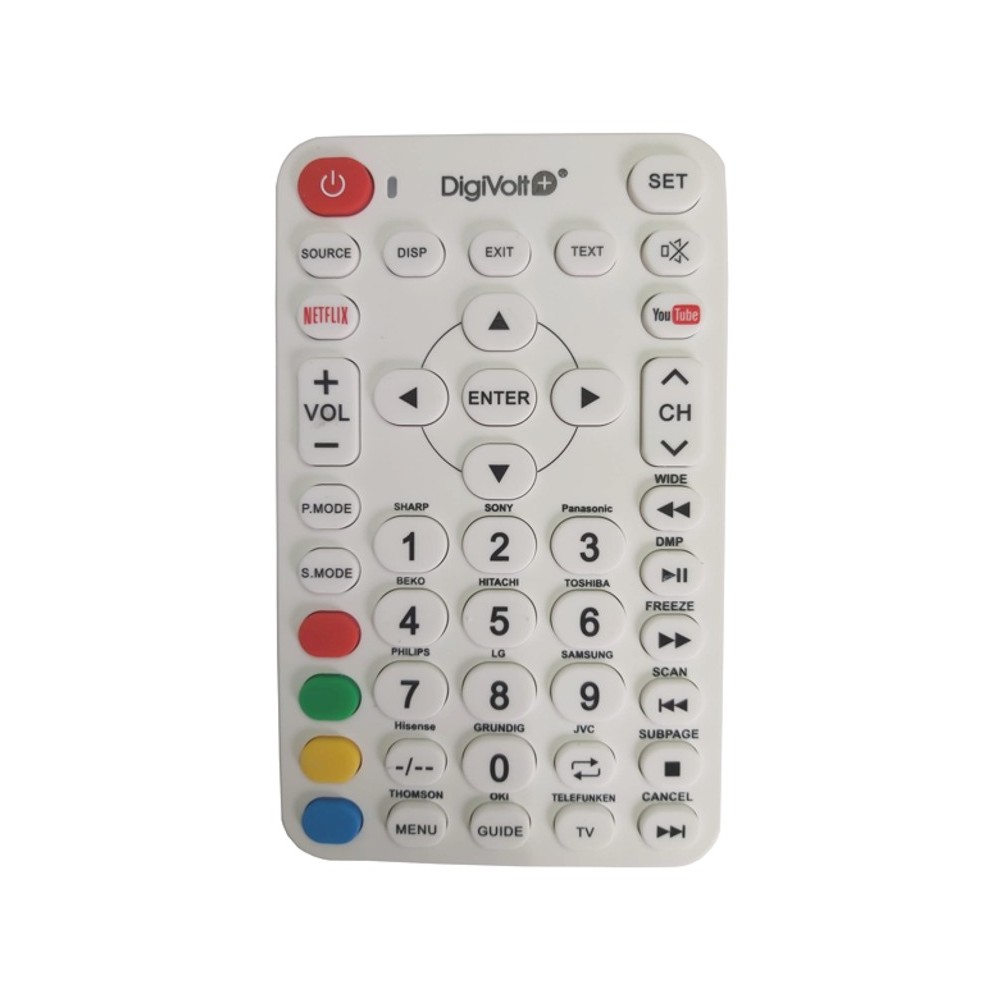 MANDO A DISTANCIA UNIVERSAL 15en1 DigiVolt SENIOR - dlplus