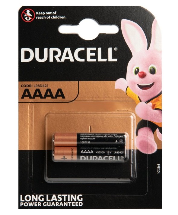 PILA ALCALINA (AAAA) DURACELL ULTRA BLISTER 2 UNIDADES