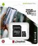 MEMORIA MICROSD 256Gb CLASS10 100MBs + ADAPTADOR SD KINGSTON